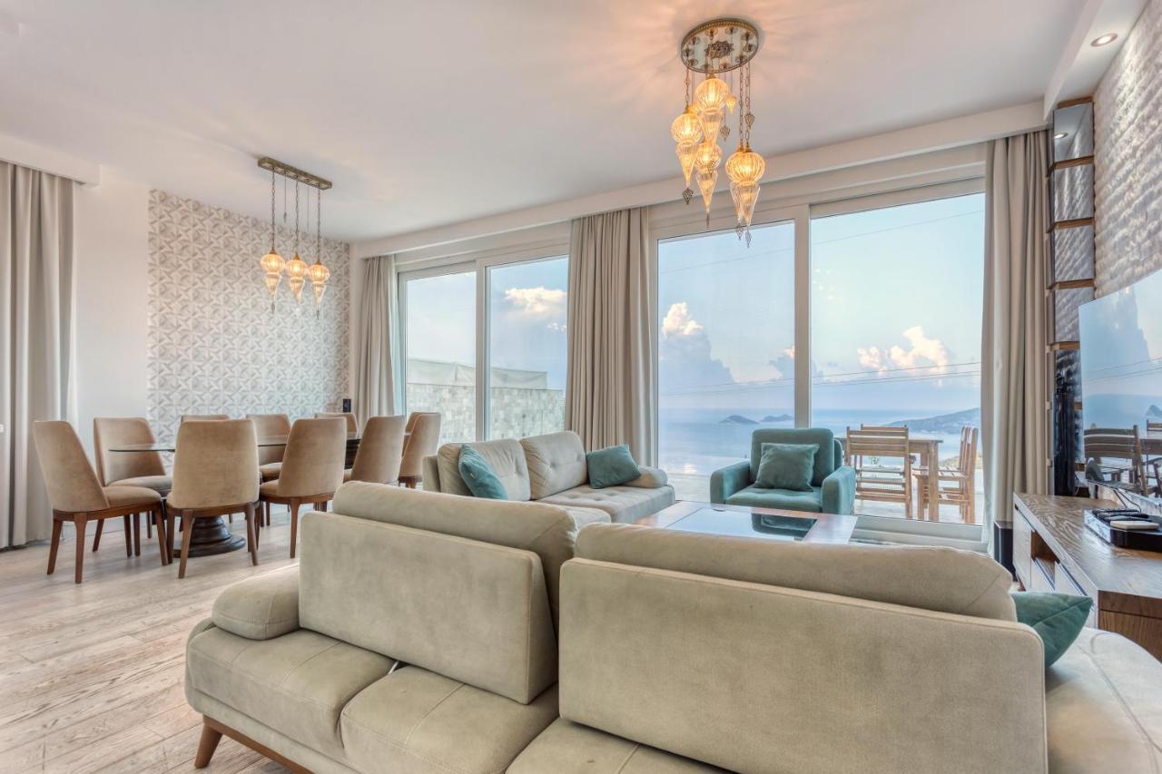 Villa Lucida - Kalkan Hills - Exclusive Villas With Private Pool And Majestic Sea Views Bagian luar foto