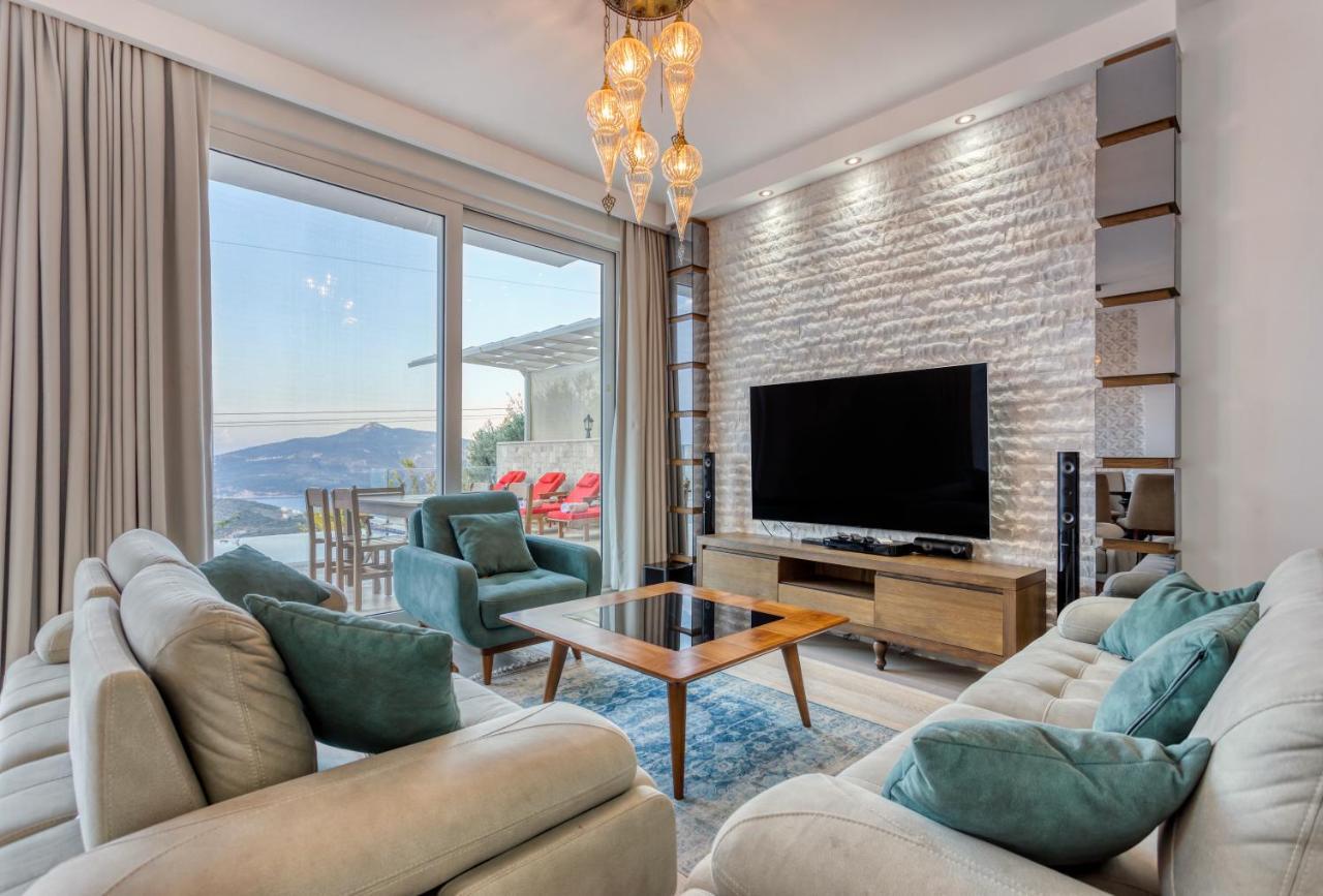 Villa Lucida - Kalkan Hills - Exclusive Villas With Private Pool And Majestic Sea Views Bagian luar foto