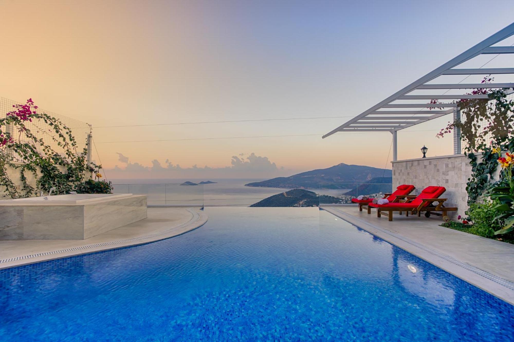 Villa Lucida - Kalkan Hills - Exclusive Villas With Private Pool And Majestic Sea Views Bagian luar foto