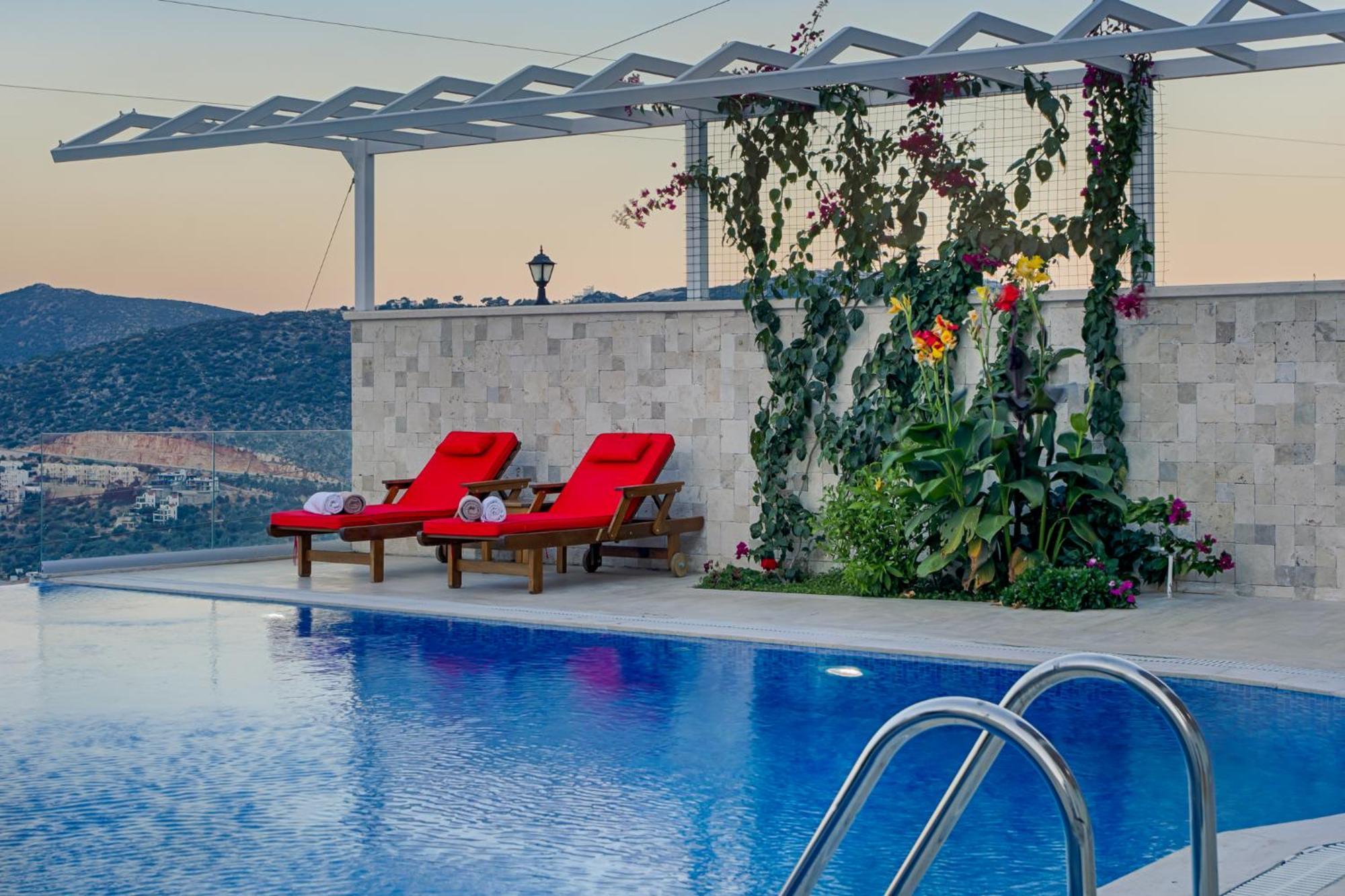 Villa Lucida - Kalkan Hills - Exclusive Villas With Private Pool And Majestic Sea Views Bagian luar foto